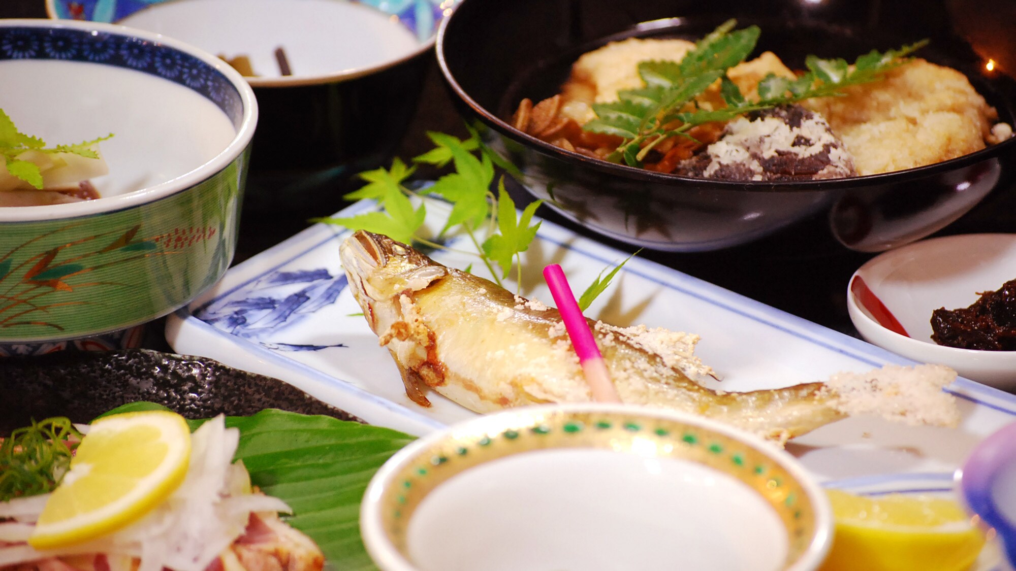 *[Example of a dish] Enjoy seasonal river fish such as sweetfish and yamame salmon ♪ *The photo shows sweetfish.
