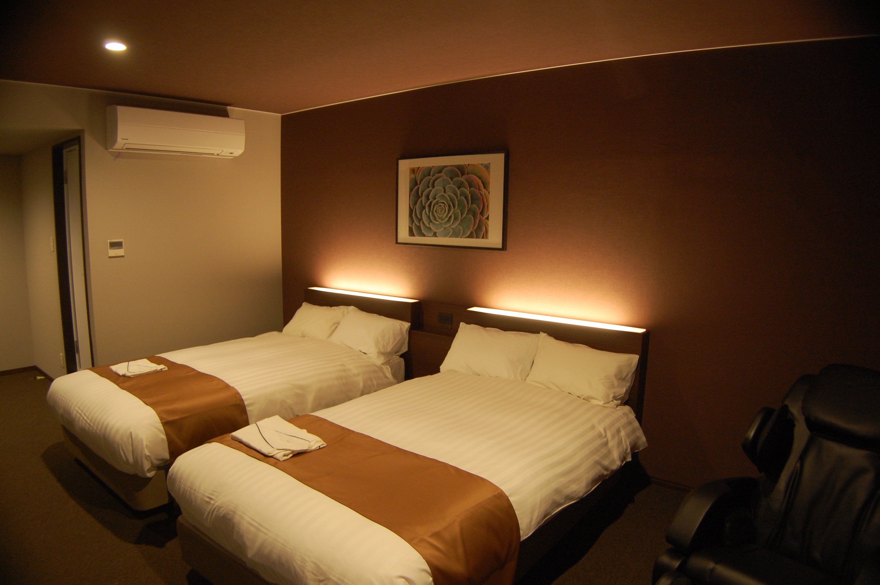 Twin room 28-30㎡, where you can relax and relax.