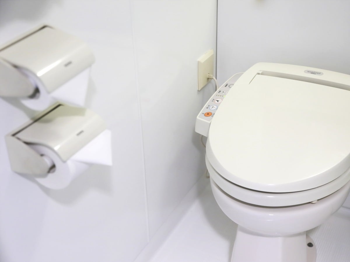 An example of a toilet
