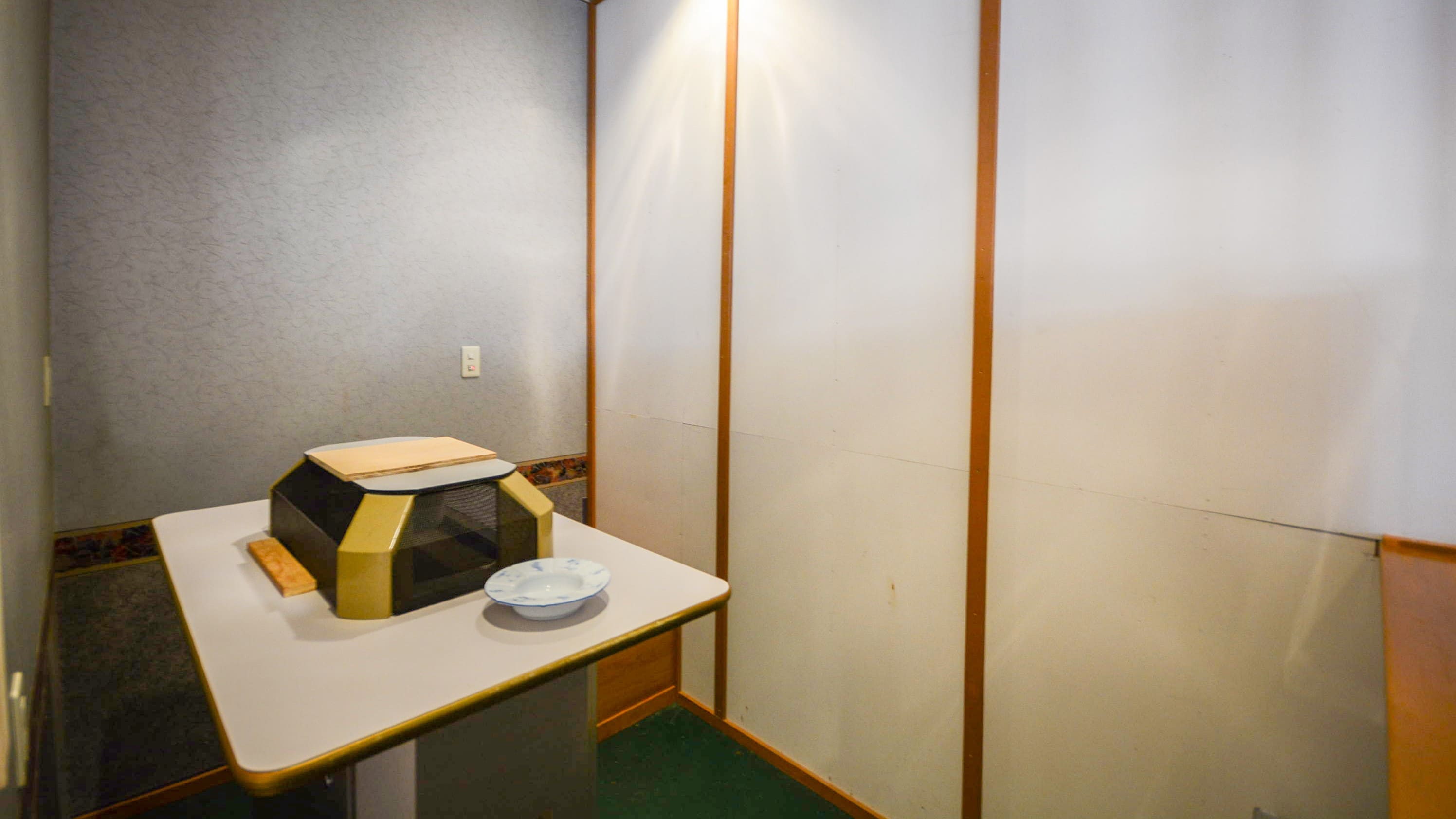 Smoking area in the building