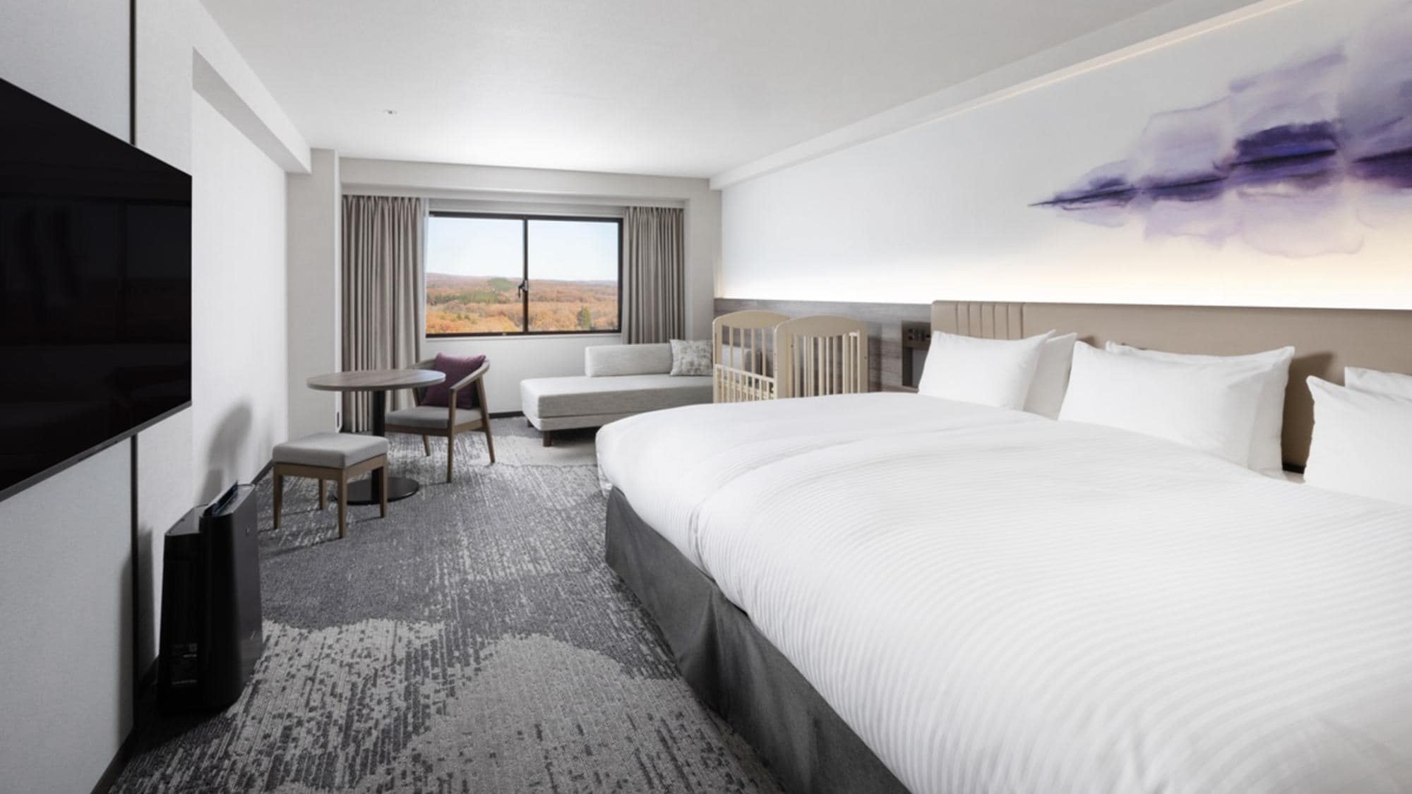 The Superior Twin Room, renovated in 2024, has been adapted for children.