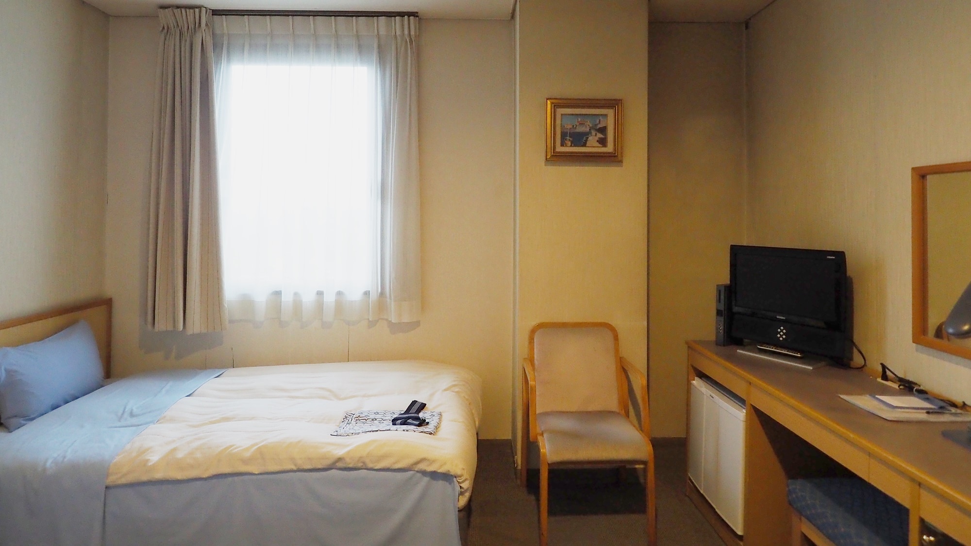 The soothing guest rooms with soft colors will gently heal your tired body.