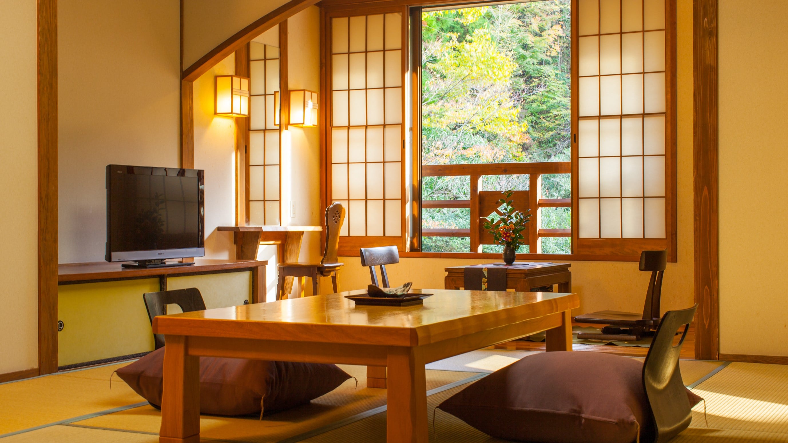 Contoh kamar bergaya Jepang dengan 10 tikar tatami. Tipe ini memiliki 4 kamar.