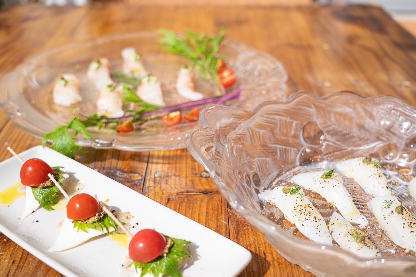 Seafood course