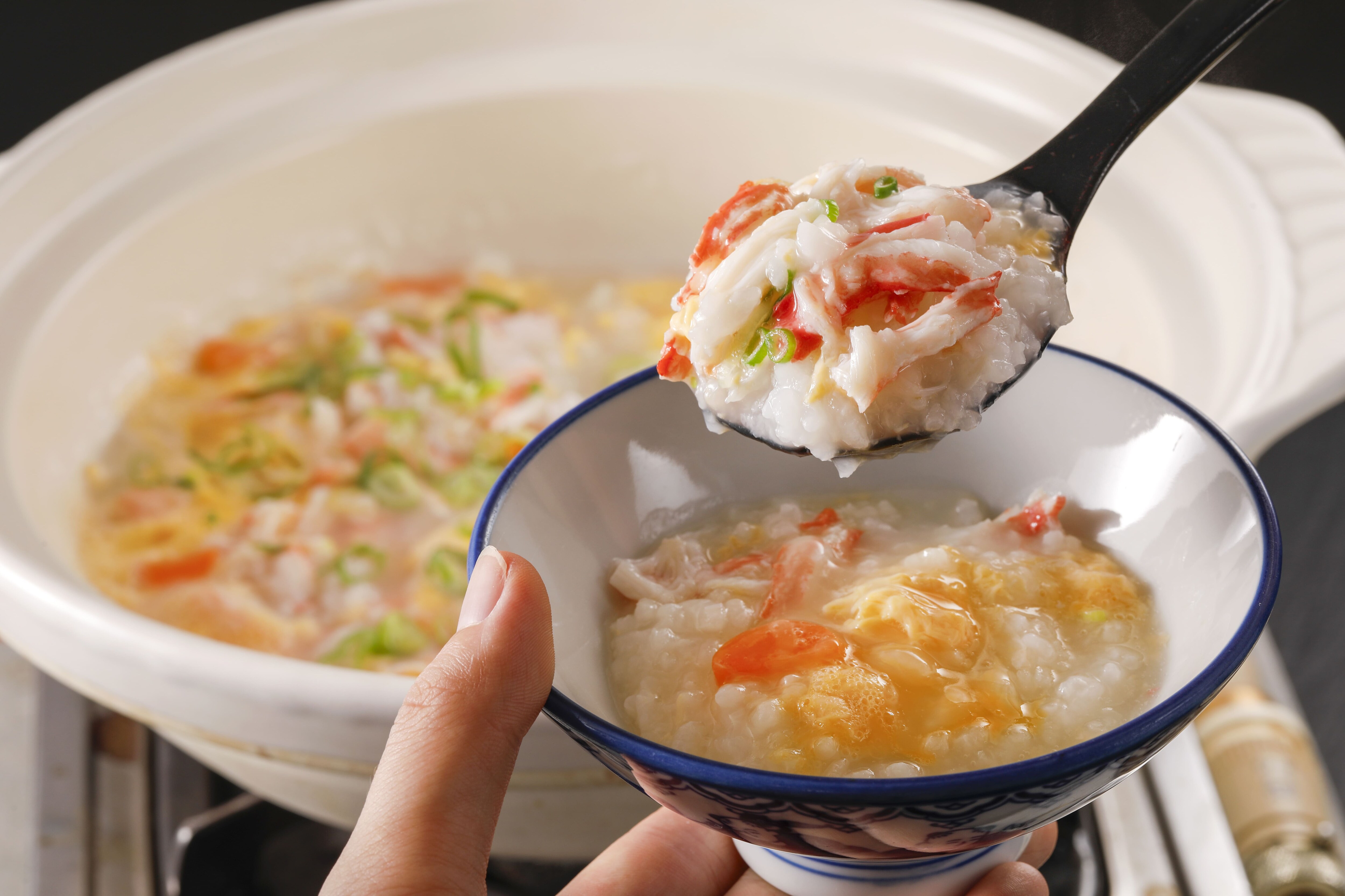 Crab porridge ②
