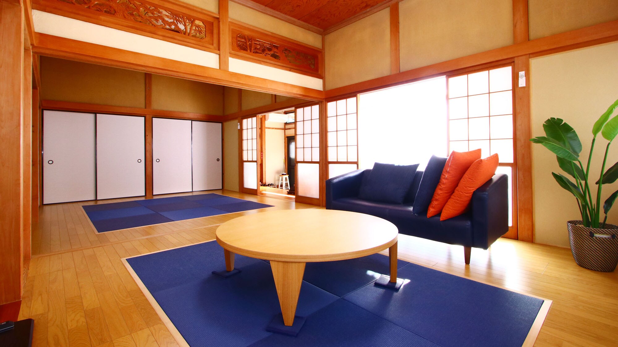 1st floor: A room filled with warm natural light