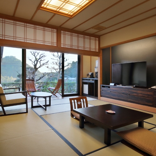 日式房間14.5張榻榻米+4.5張榻榻米+信樂燒帶露天浴池