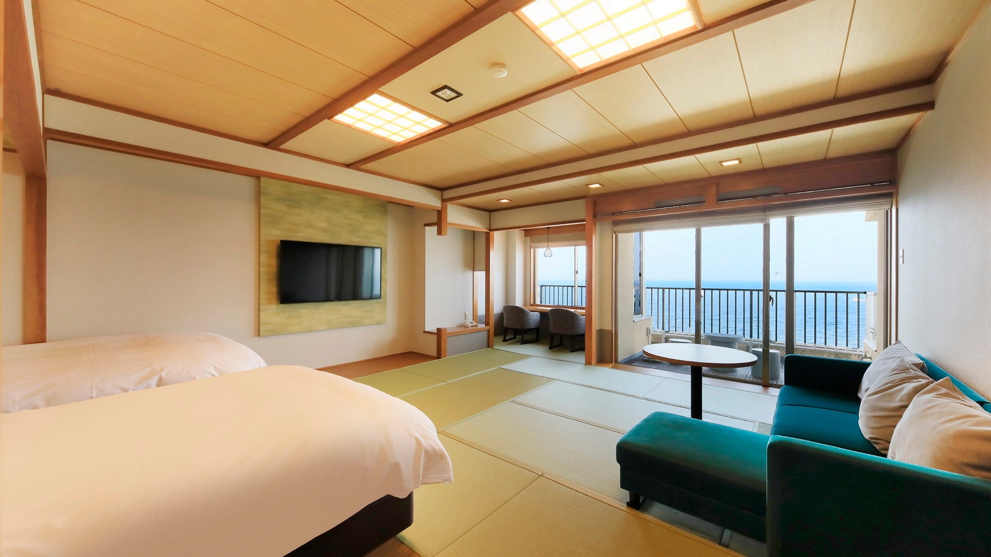 Japanese-Western style room with open-air bath 70㎡ (example)