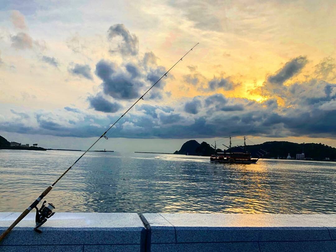 Fishing at the condominium