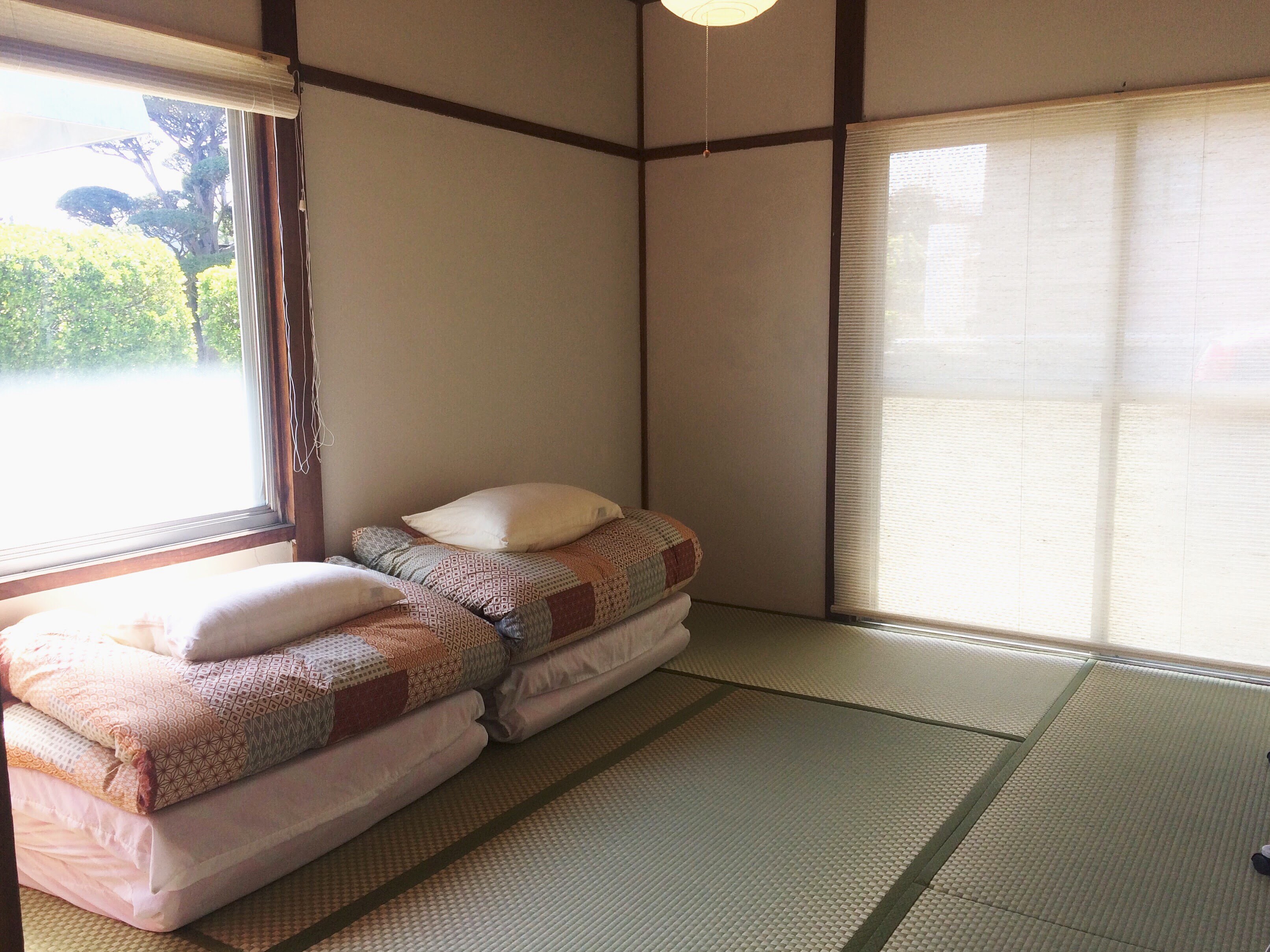 Kamar triple bergaya Jepang