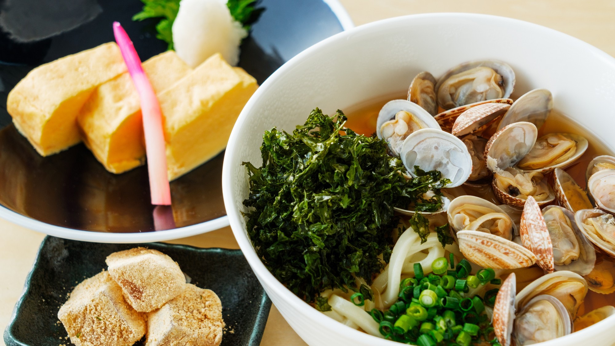 泉天空：早餐（烏冬面）