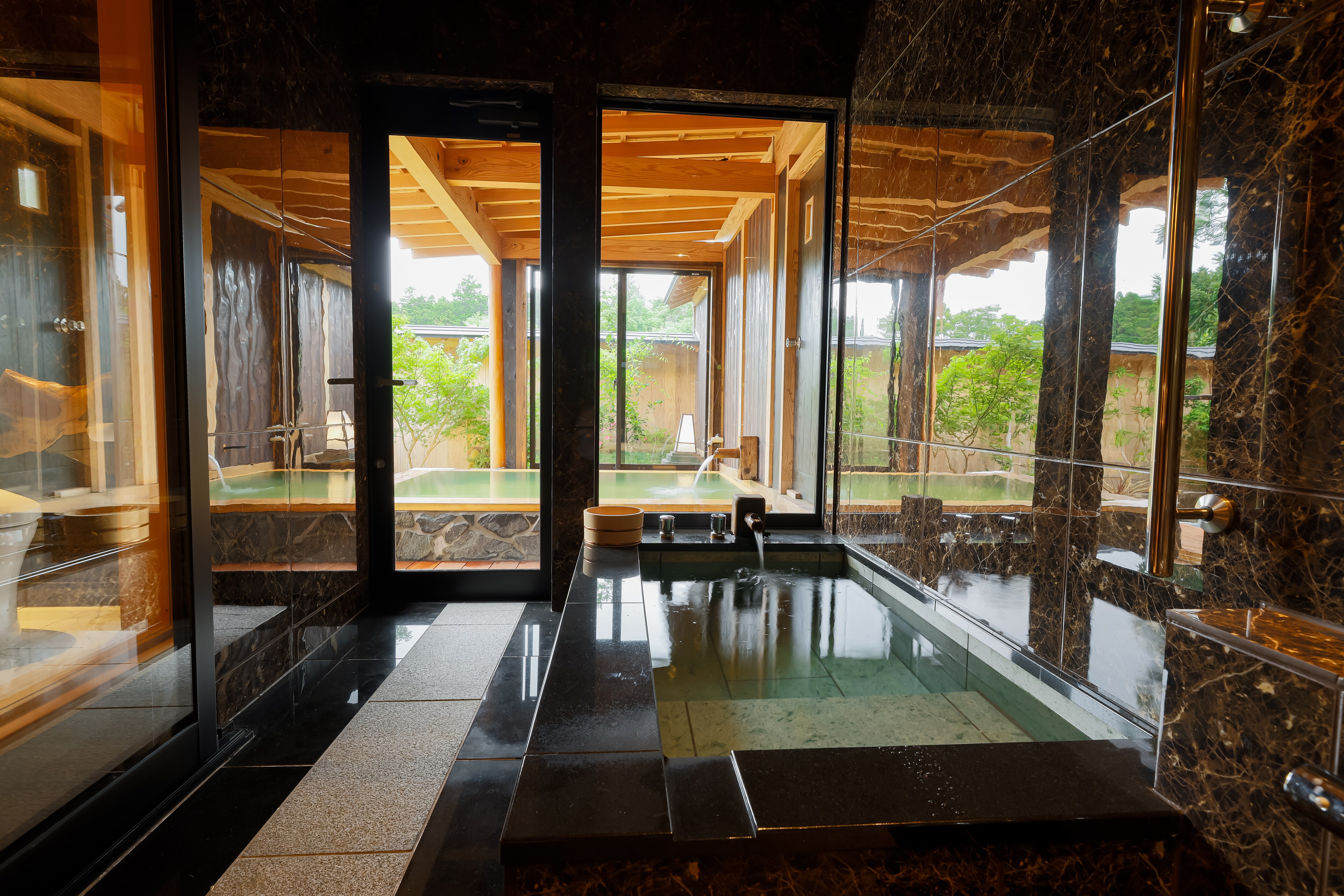 Blue Indoor Bath