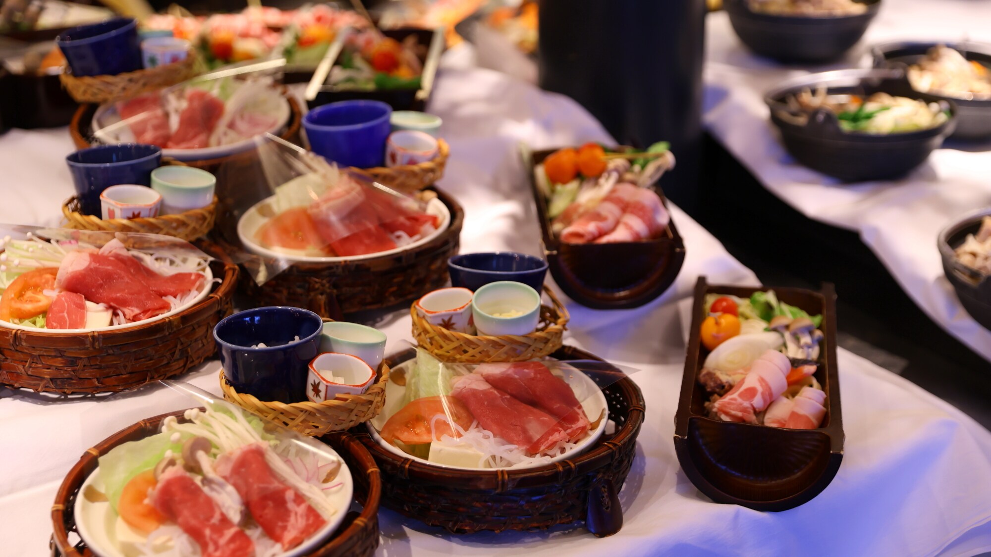 An example of a buffet menu
