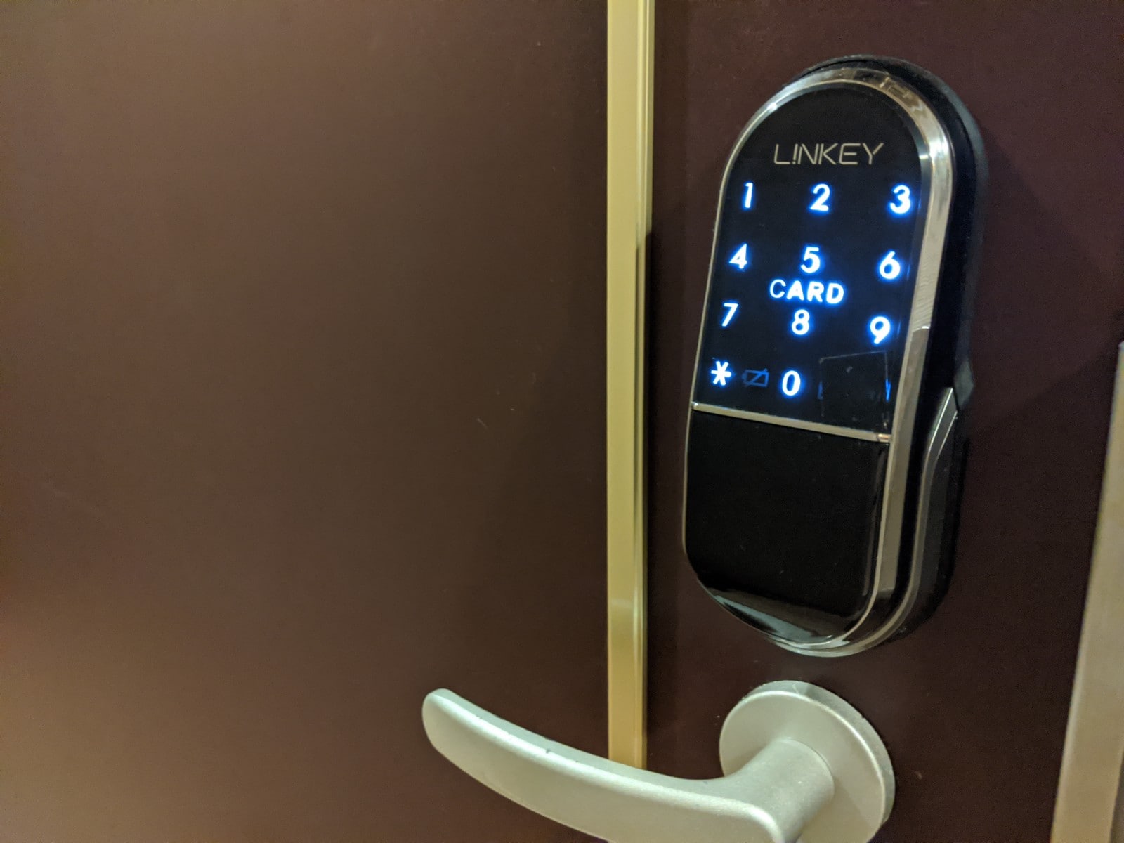 Touch panel door