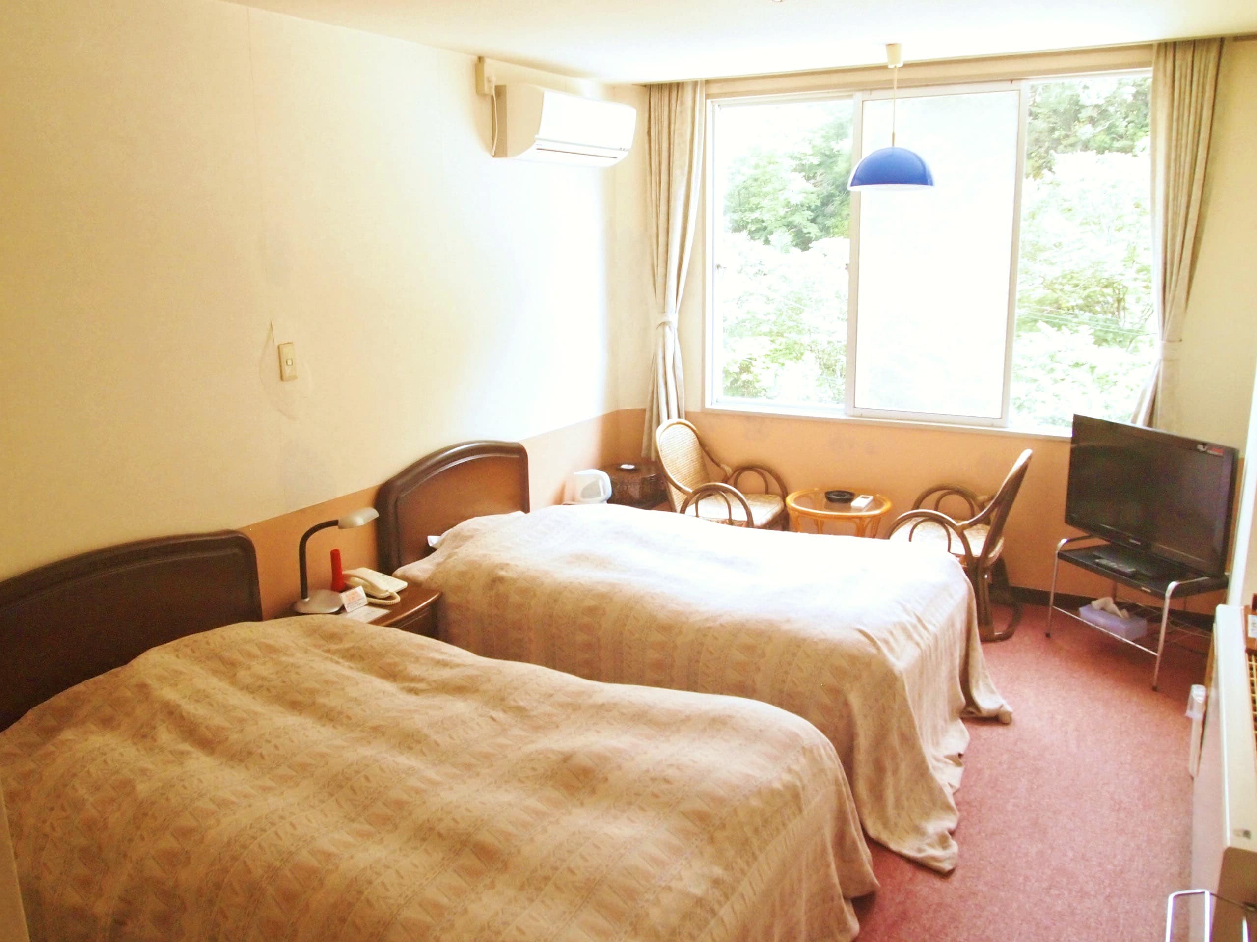 Western-style twin room with toilet (image)