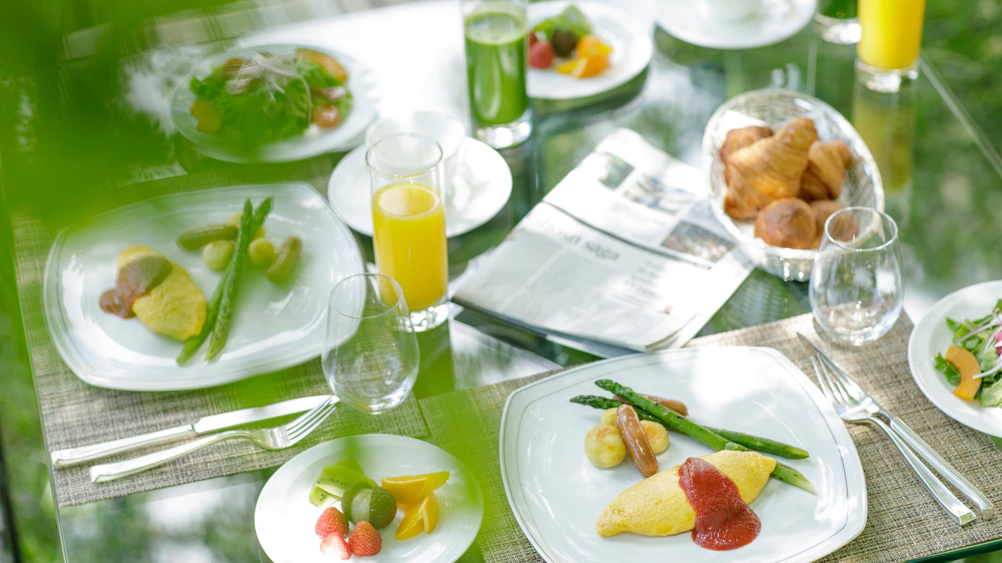 Breakfast scene