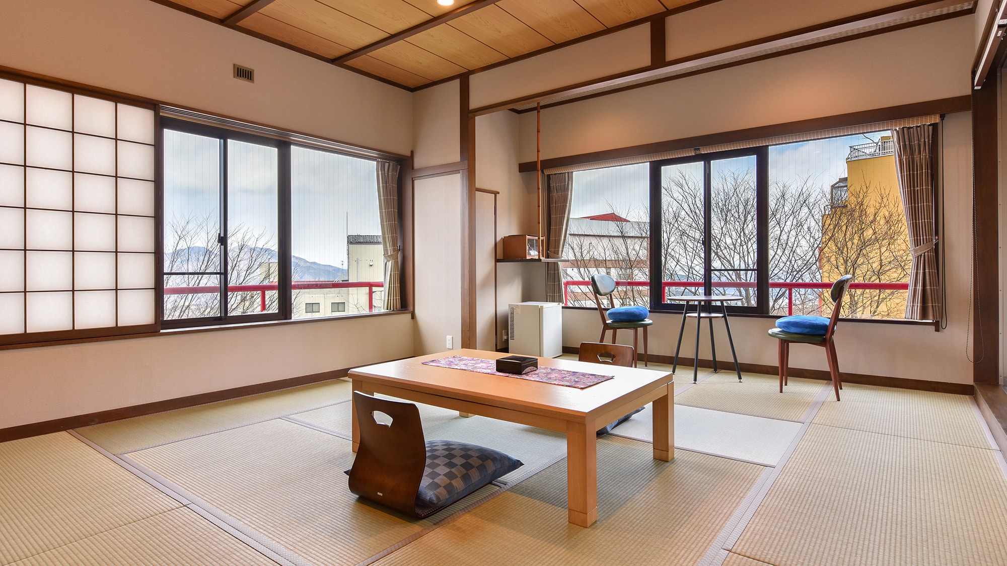 *[Onwa] 2021.12 Renewal room. 12 tatami mats/with semi-open-air bath *The bath is a real bath.