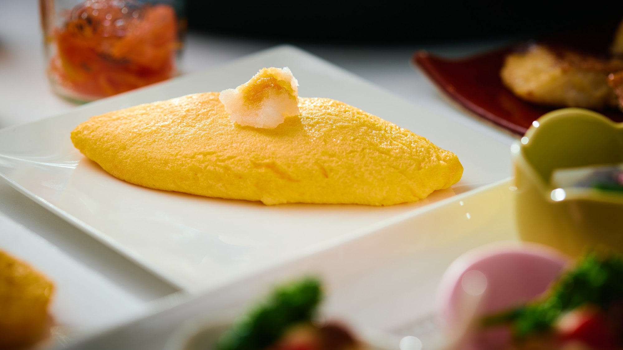 [Breakfast] Dashi-wrapped omelet with a Japanese feel