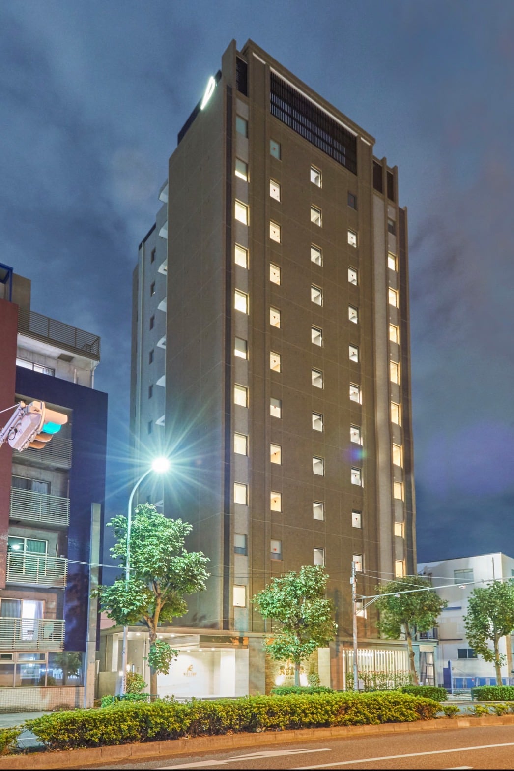 [Appearance] It is a brown building facing Kanpachi.