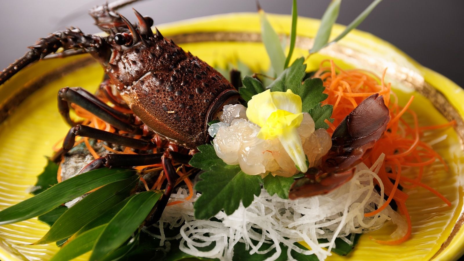 Special order dish: Lobster sashimi