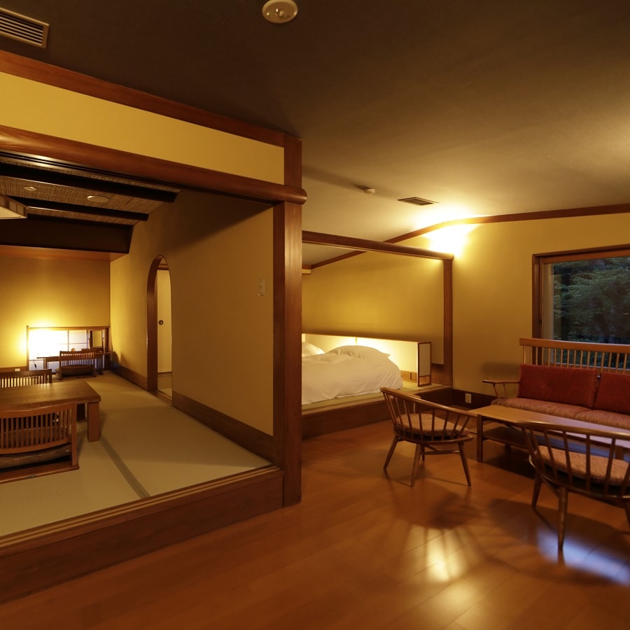 [Apartment] An example of a guest room at Amanoza Sugitei. You can fully enjoy the best of the cultural heritage architecture.