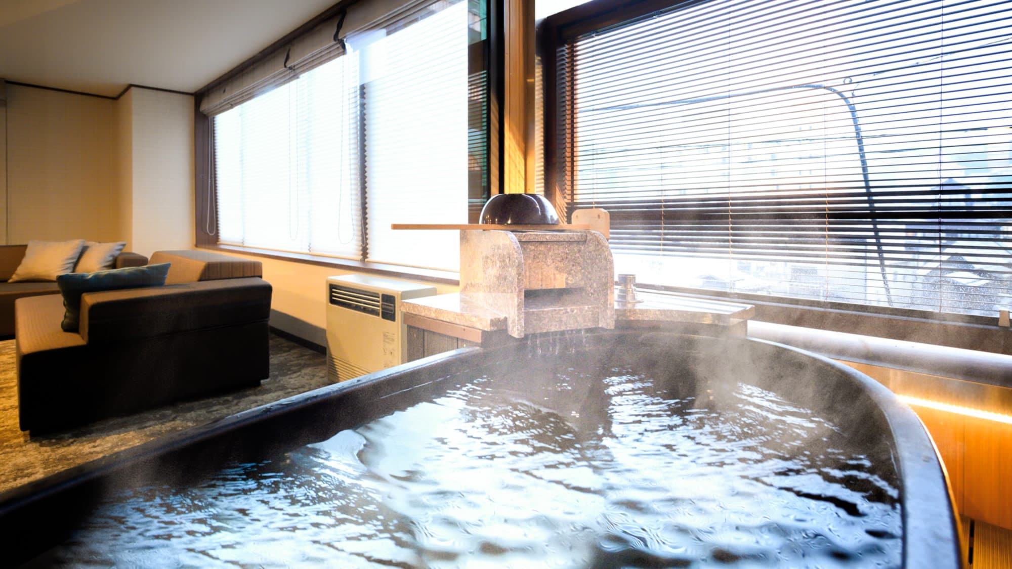 Suite with open-air bath (with kitchenette) / 98㎡