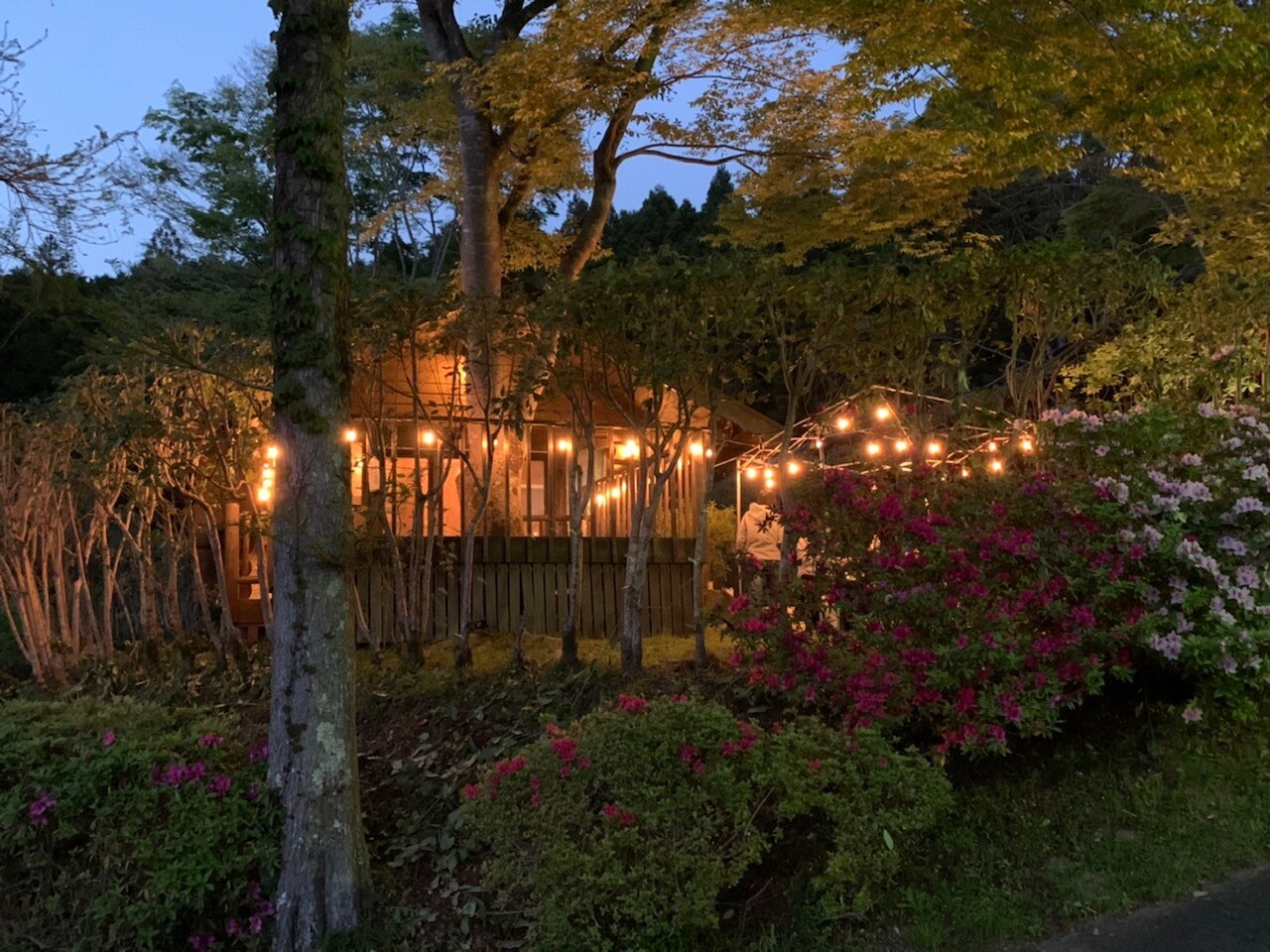 有燒烤空間的小木屋