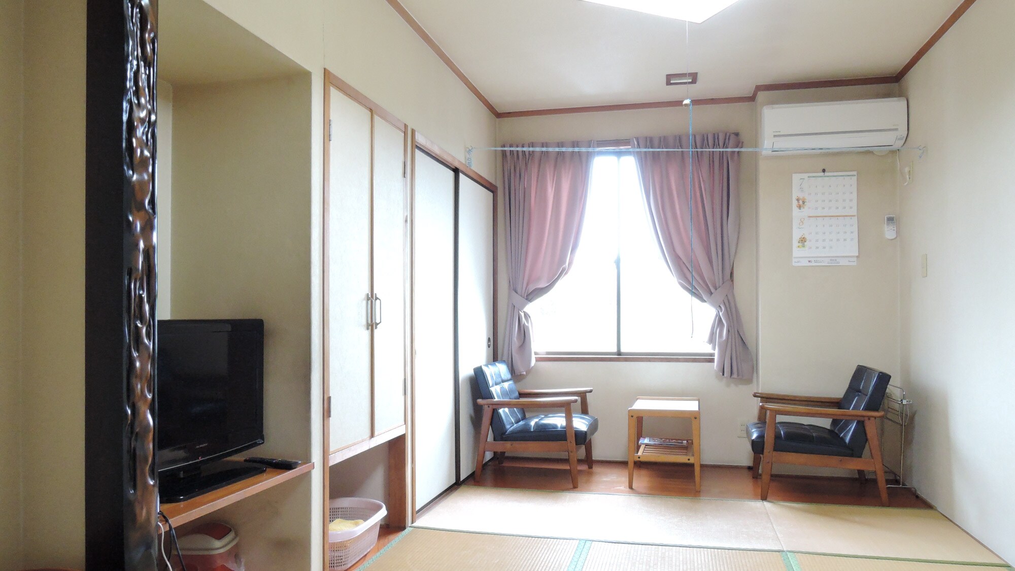 *[Example of a 7.5 tatami Japanese-style room] Can accommodate up to 3 people