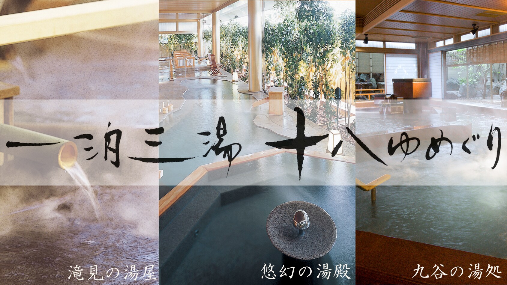 Large communal bath-One night three hot springs 18 hot spring tour-