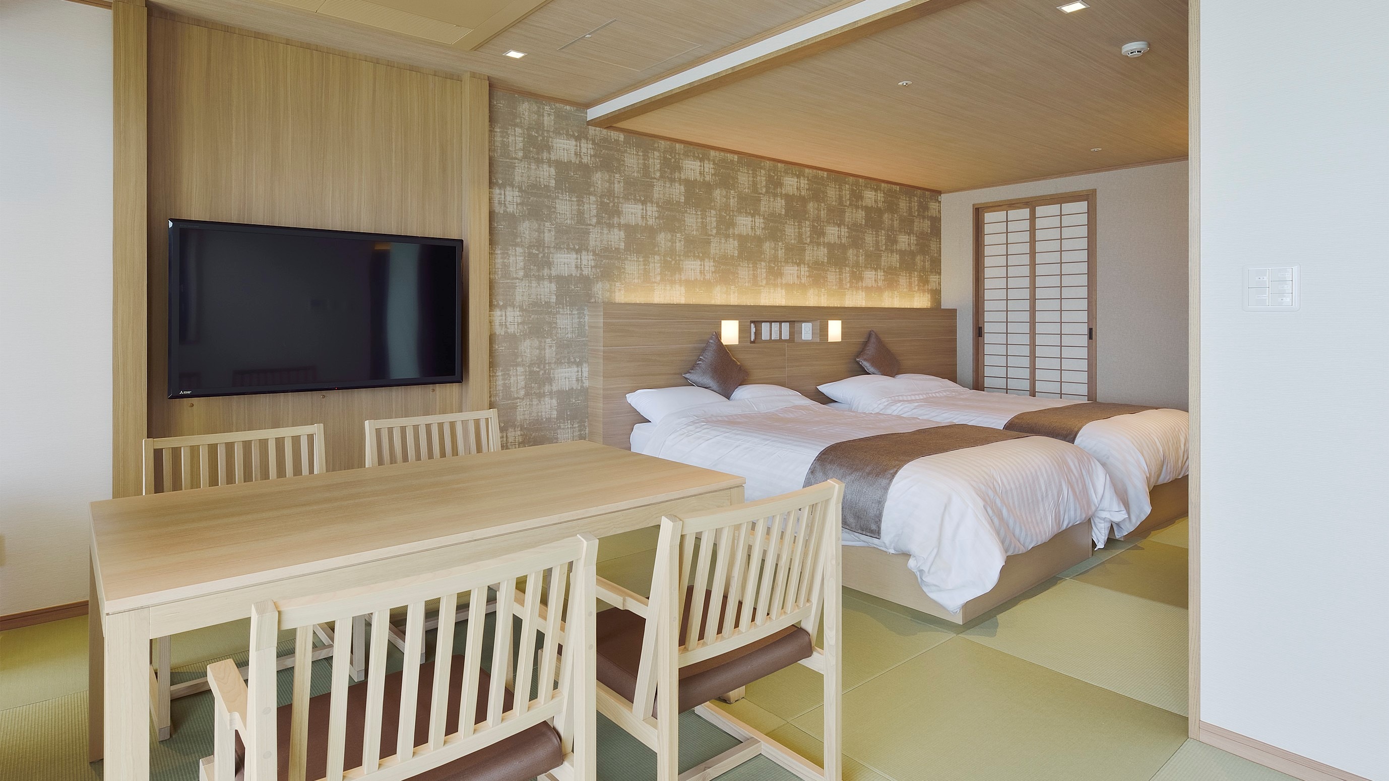 Premium Deluxe Japanese-Western Style Room with Open Air Bath