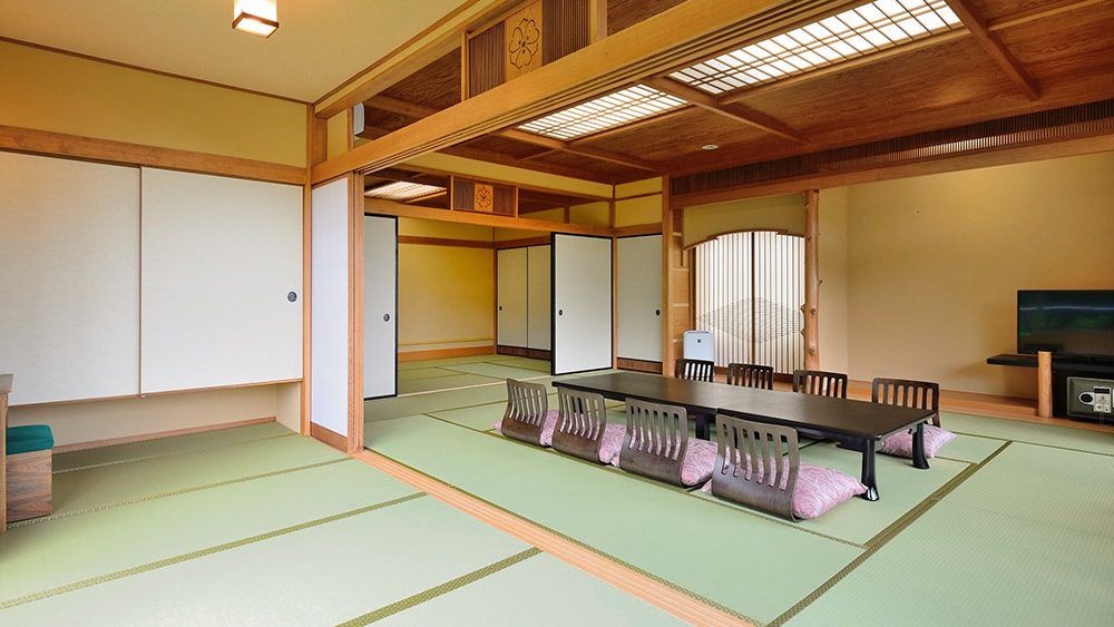 [Phòng góc] Phòng kiểu Nhật Bản có 21 tấm chiếu tatami (ví dụ phòng dành cho khách)