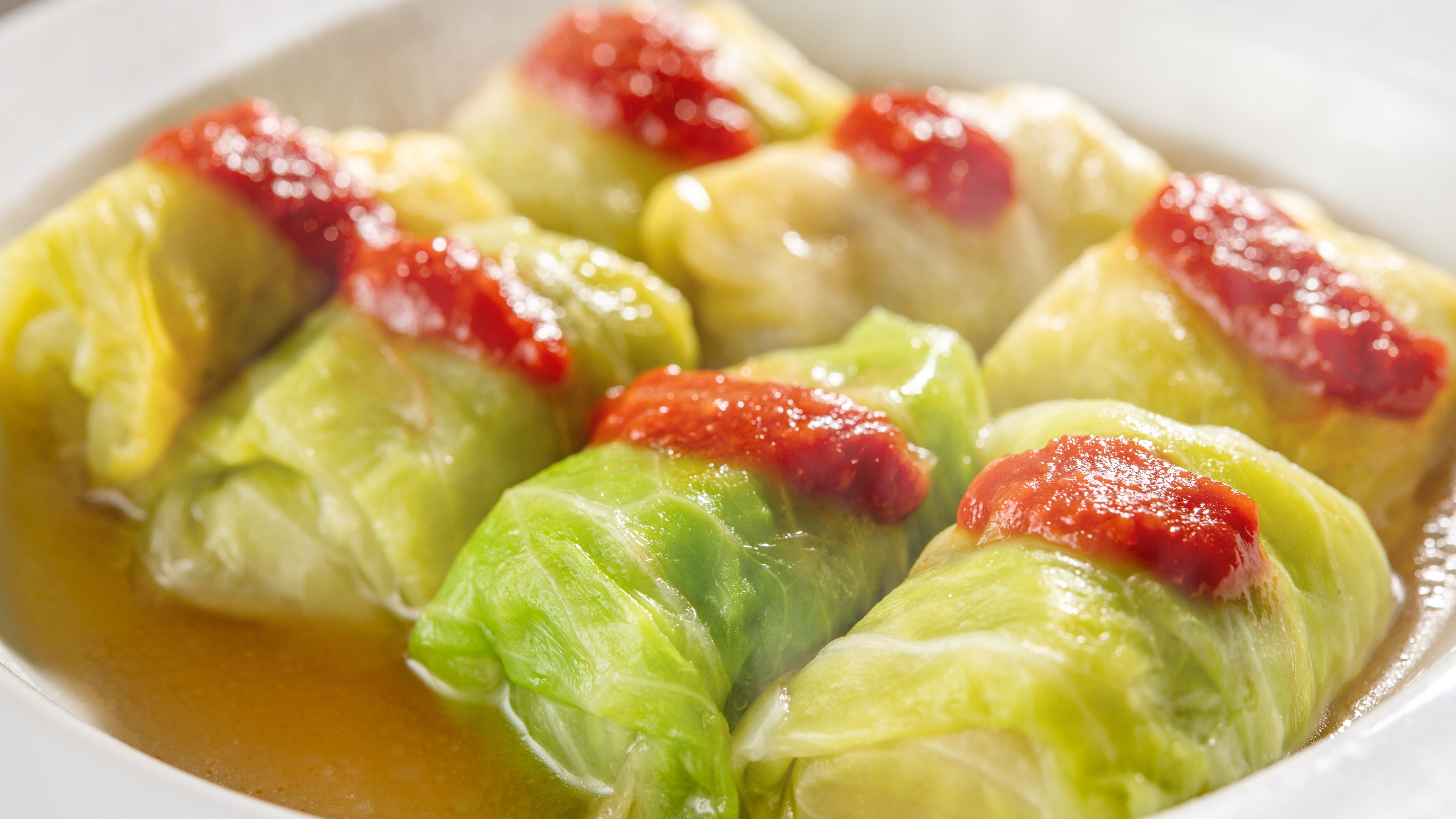 Tiệc buffet bữa sáng: "Bắp cải cuốn nhân thịt"