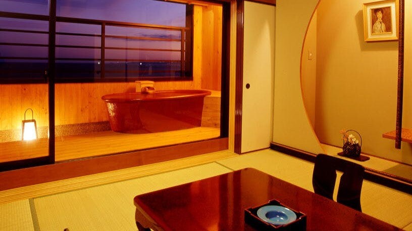 [海景] 帶露天浴池的日式房間 10張榻榻米