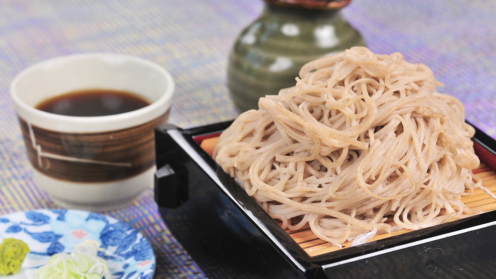 Handmade soba noodles made with pride by local craftsmen