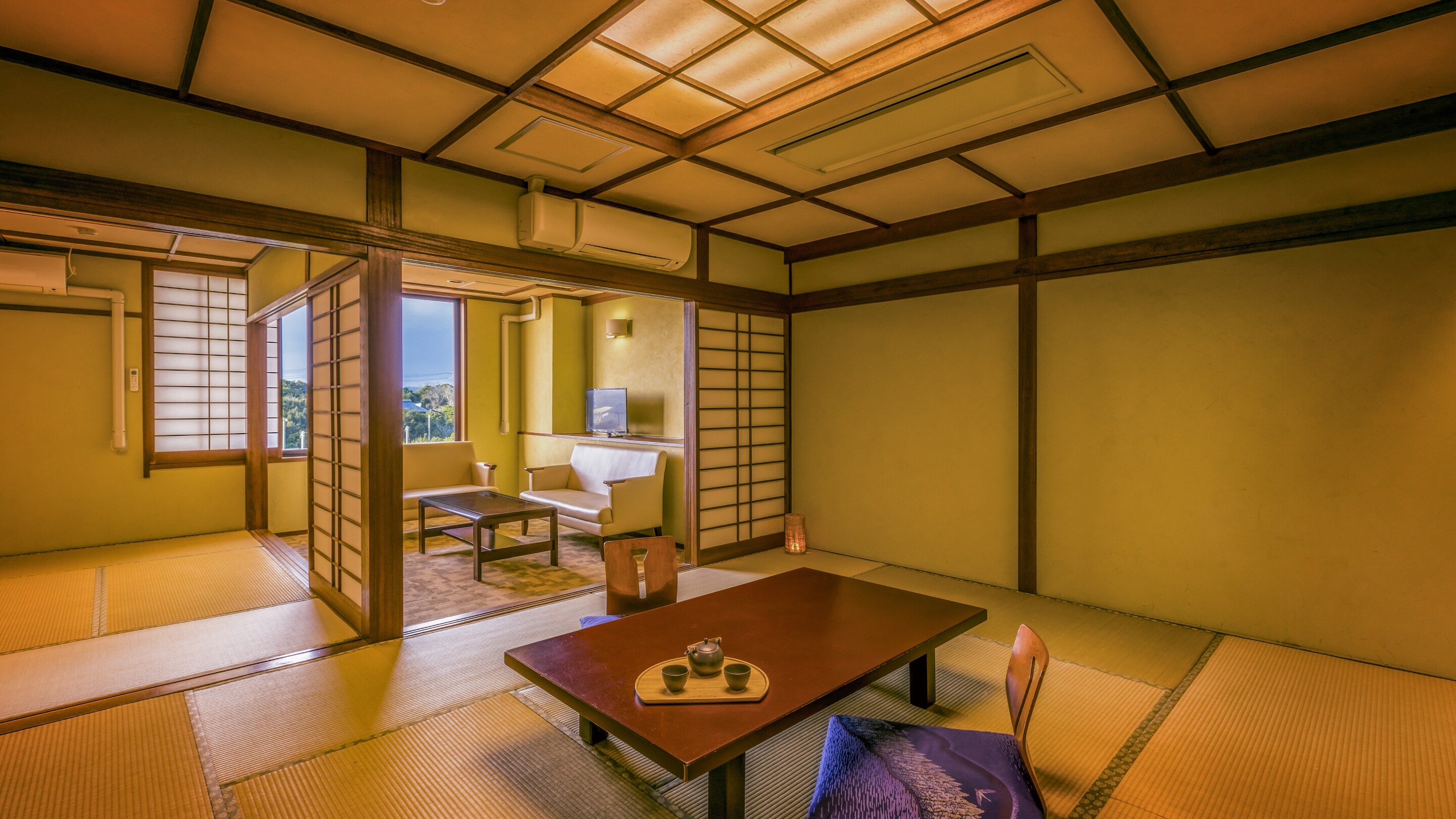 슈페리어 일본식 방 2 사이 (가든 뷰)