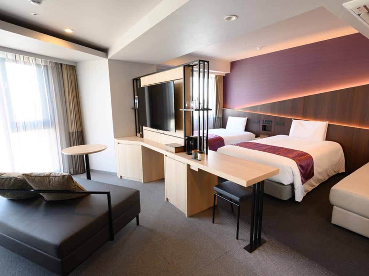 Enjoy the night view from the upper floors ♪ Suite room accommodation plan