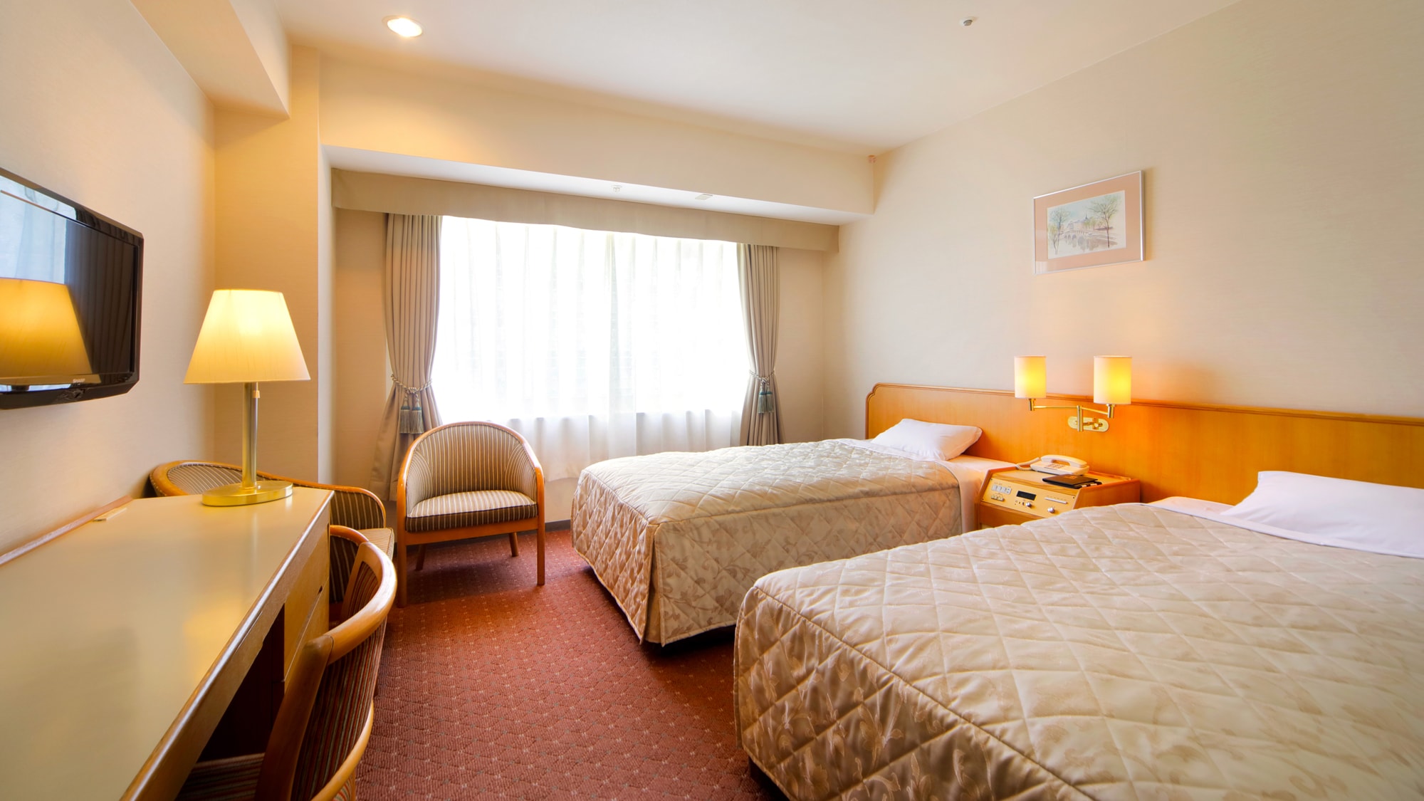 ☆ Standard twin room [23 square meters, bed width 110 cm]
