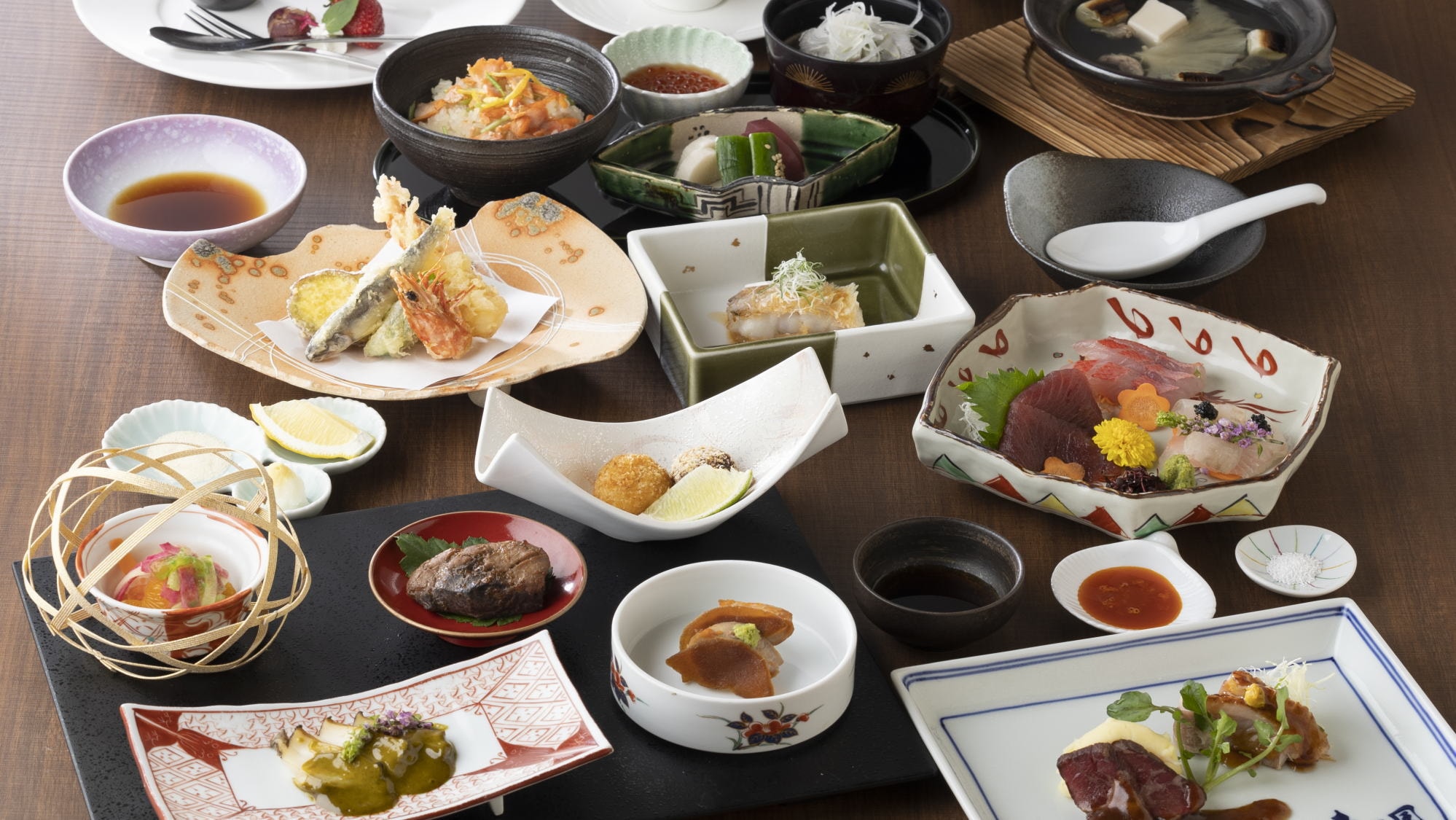 Kursus kaiseki kreatif spesial musim dingin *Gambar