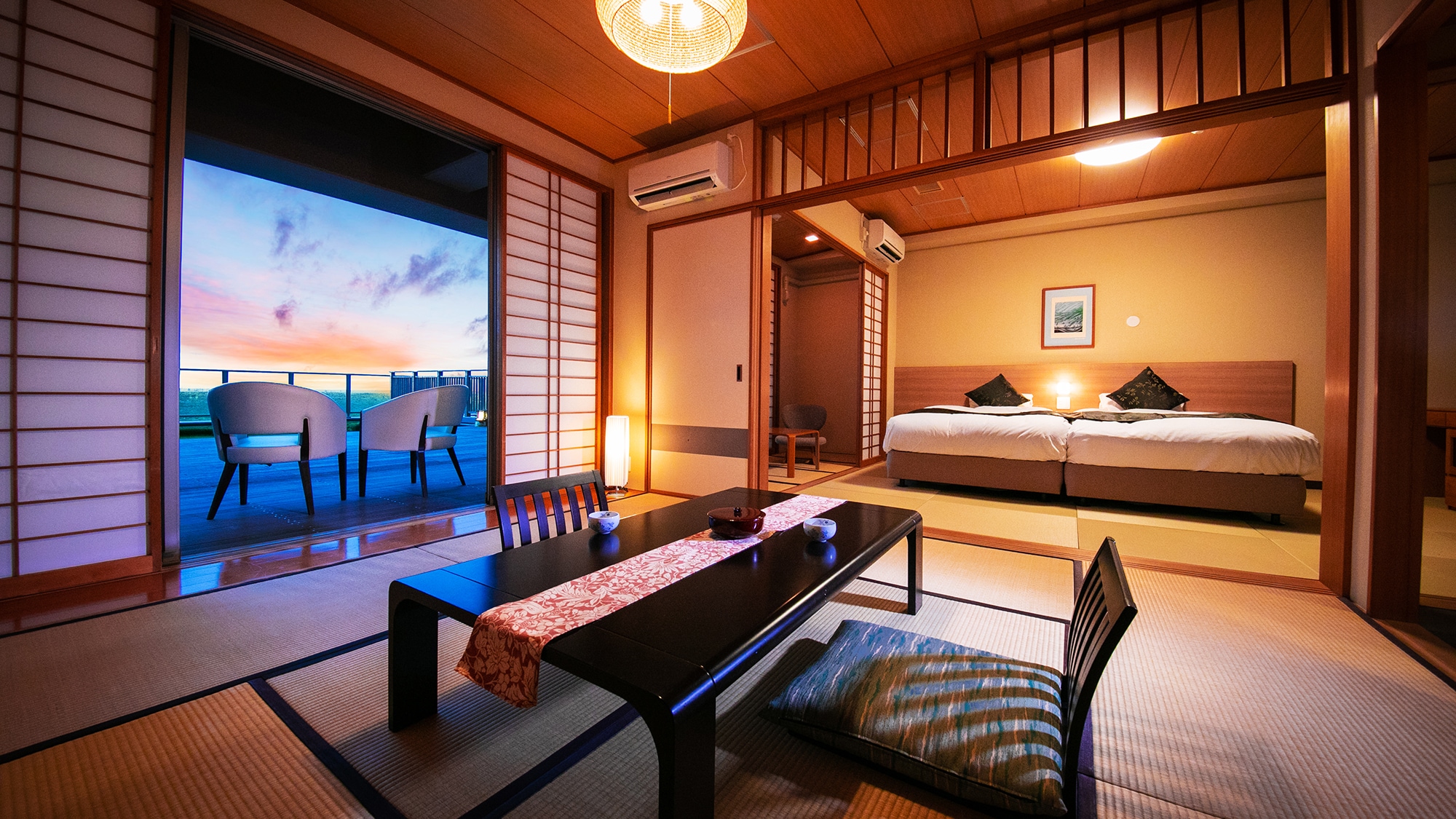 [Pacific Ocean view◇Japanese-Western style room] Type 302