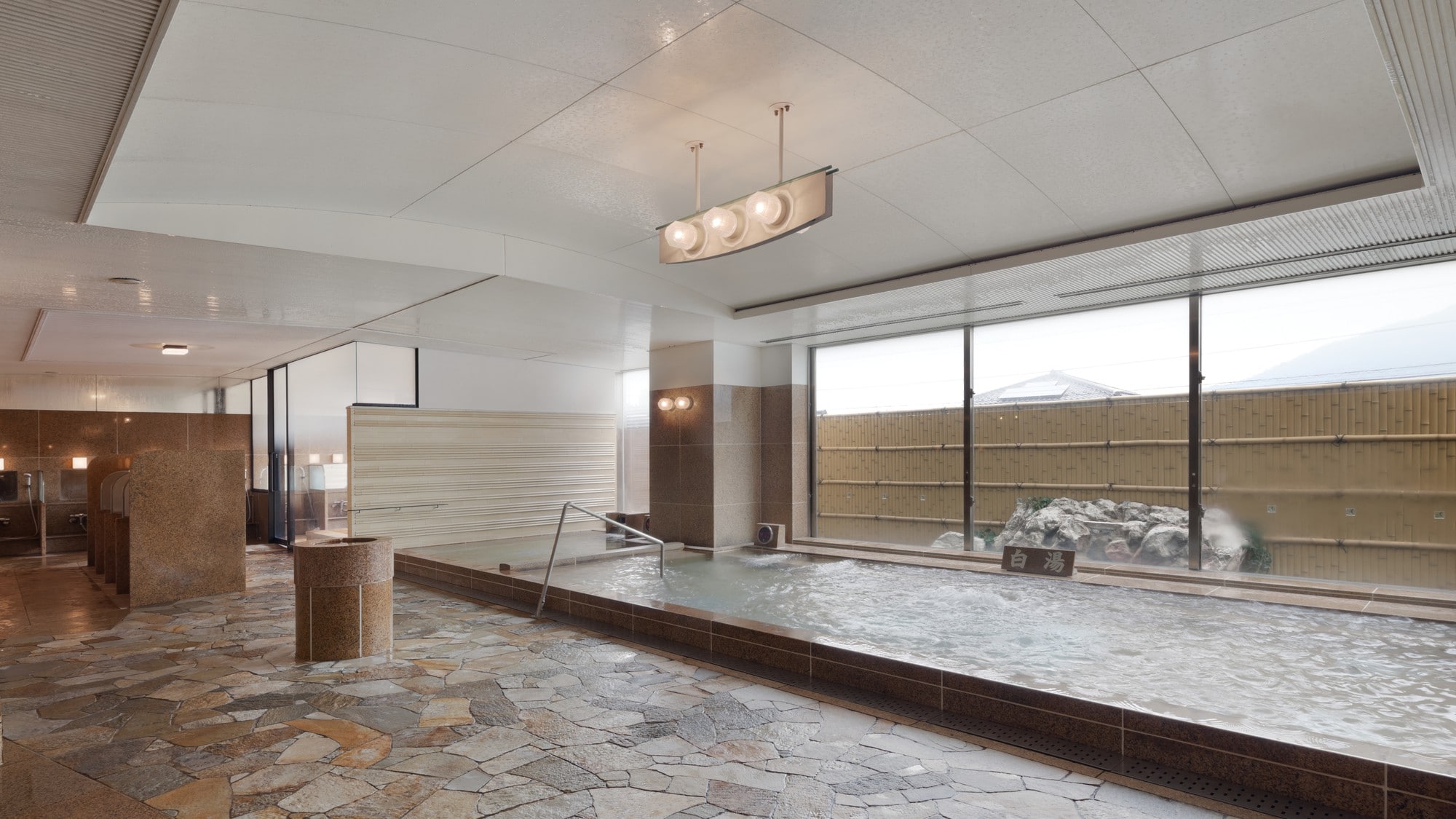 Large public bath ~ indoor bath for men ~