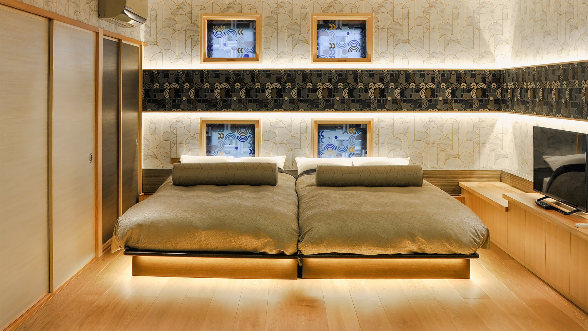 Kamar bergaya Jepang-Barat "Hari Jepang" (Kamar 601)