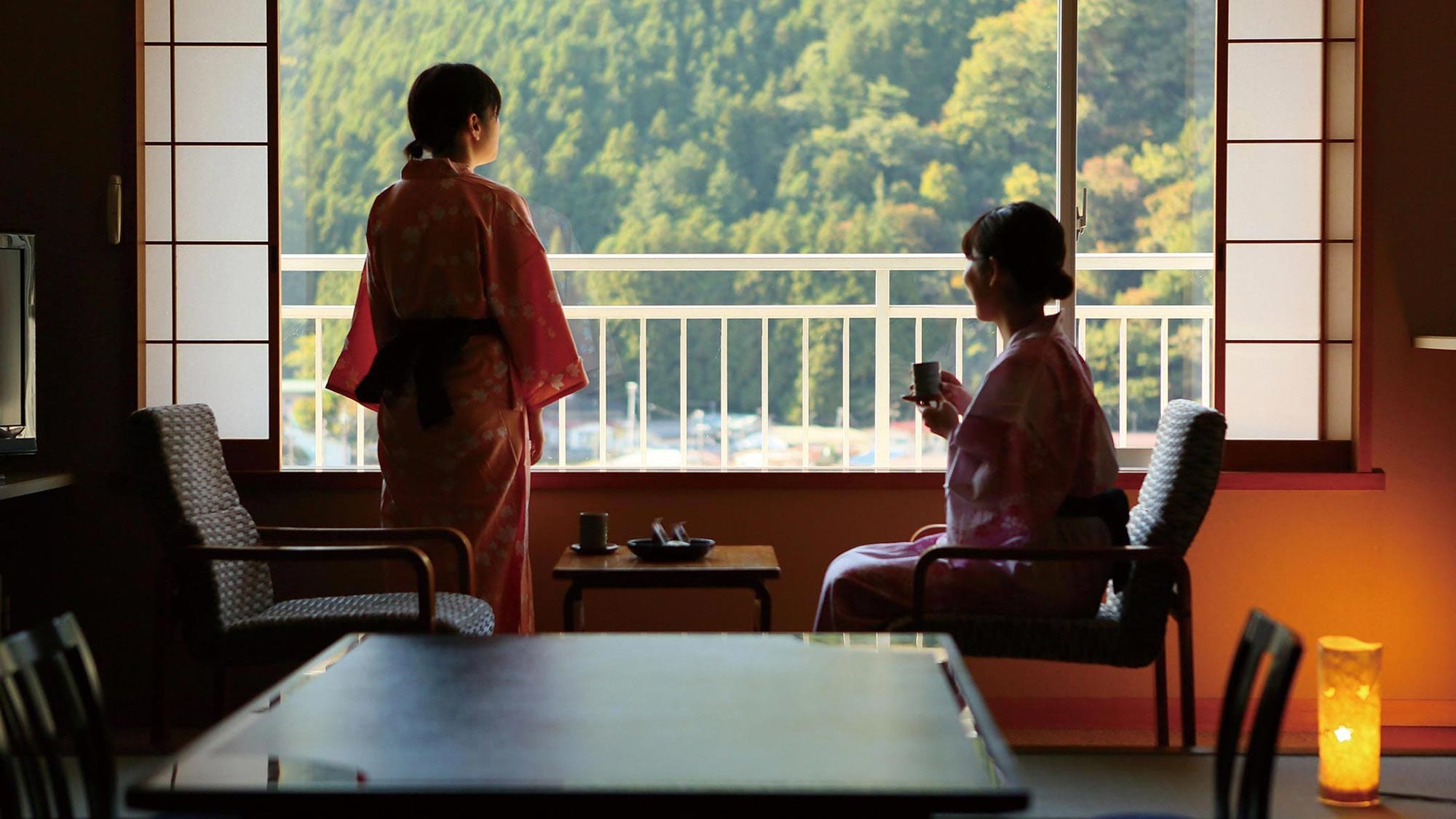 四季折々で姿を変える山々の美しさ。
