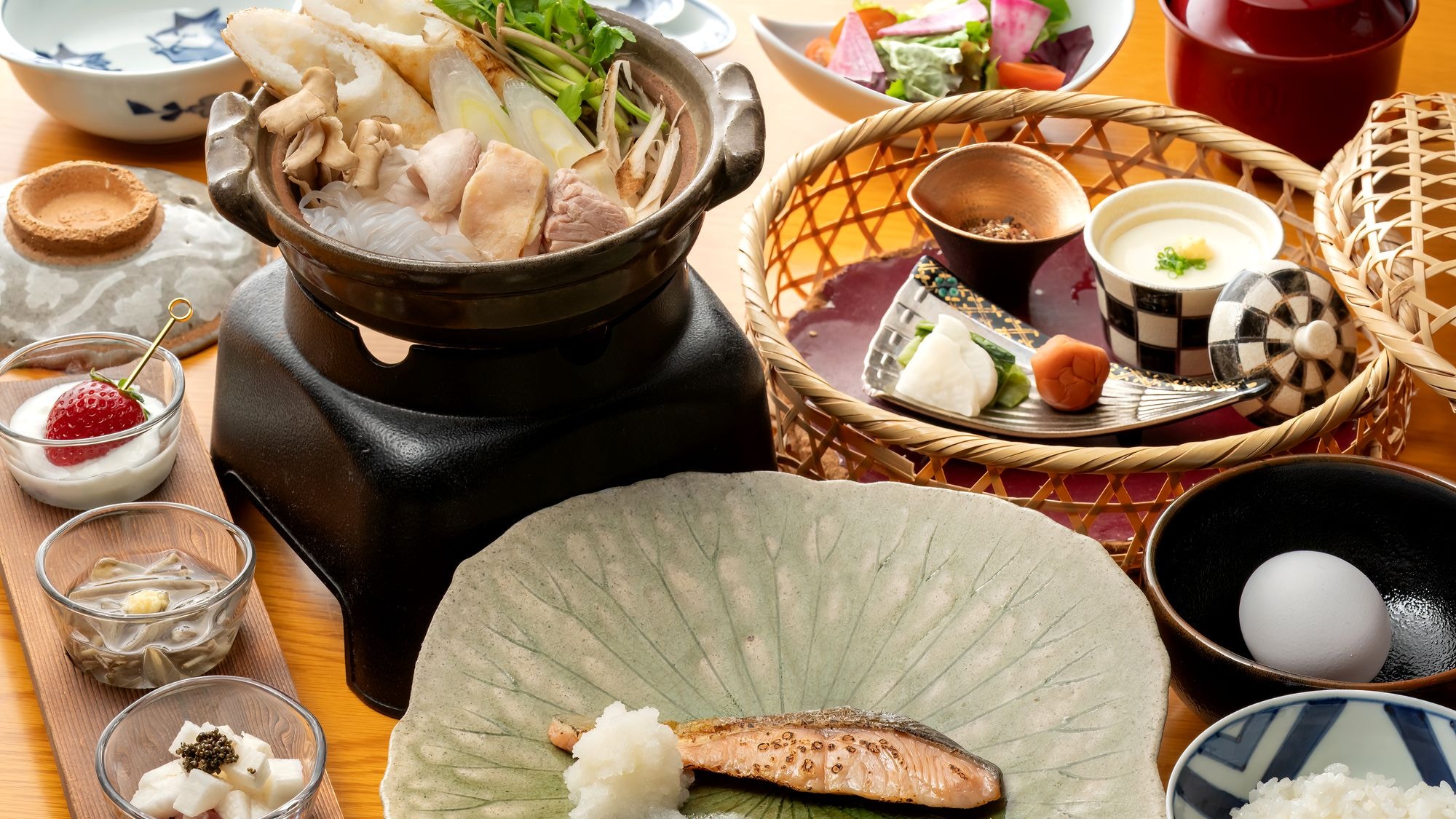 ■Breakfast image | We offer a Japanese breakfast that respects Akita's food culture.