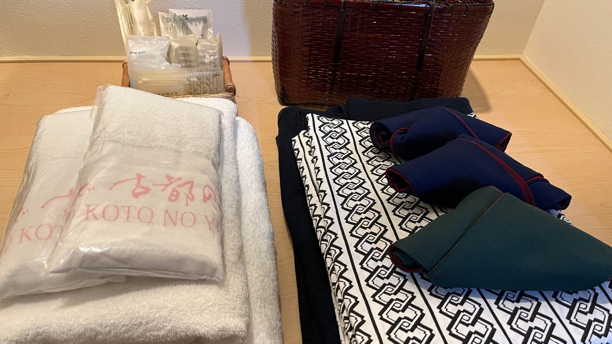 Yukata, handuk, perlengkapan mandi②