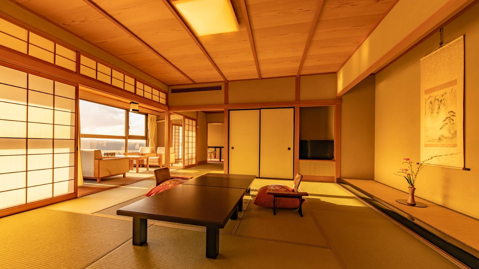 Top floor special room "Jibutei" with tea room and guest room for meals