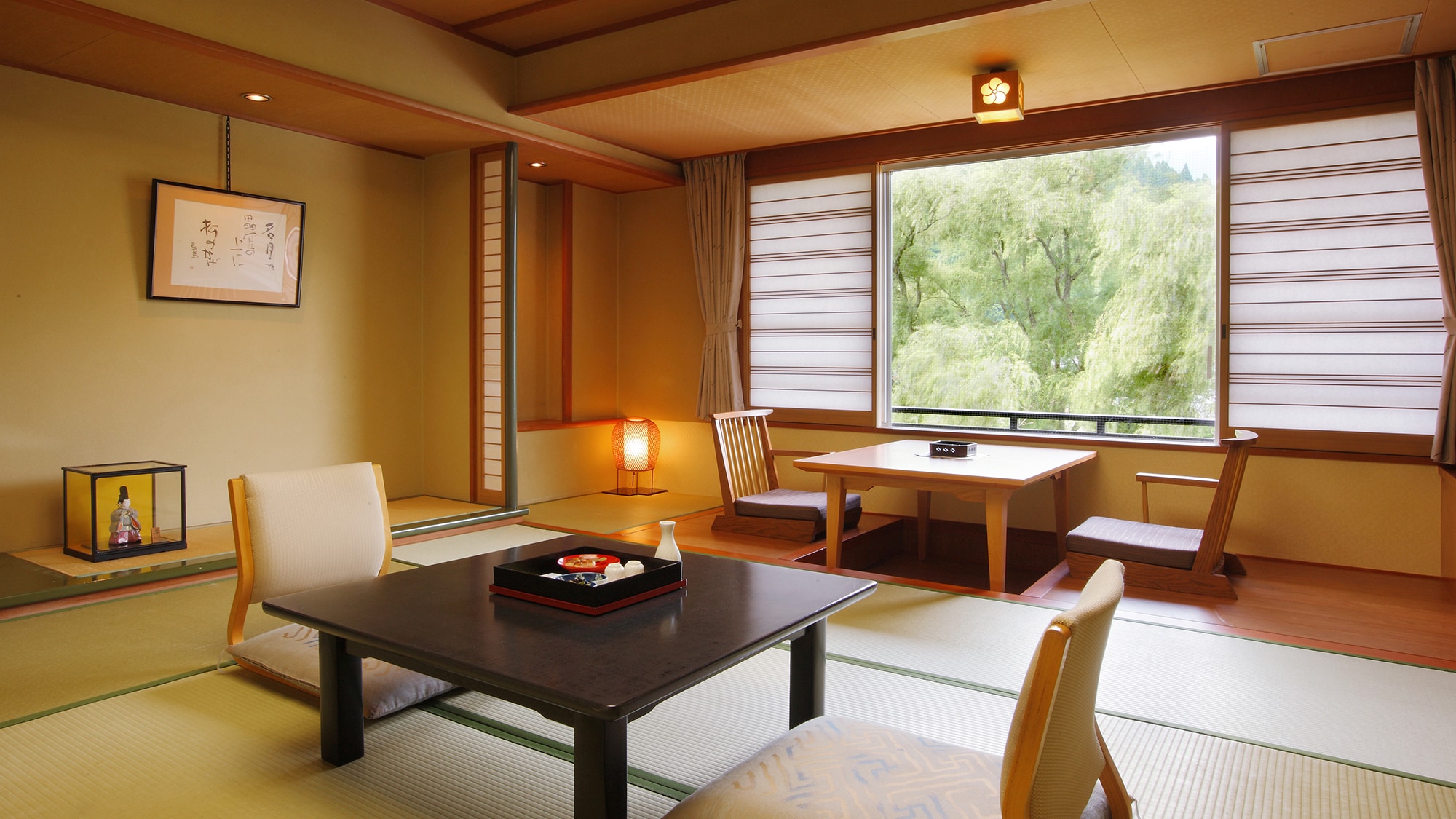 ◇ [Japanese-style room + digging] View of Satoyama (non-smoking) / 36 square meters