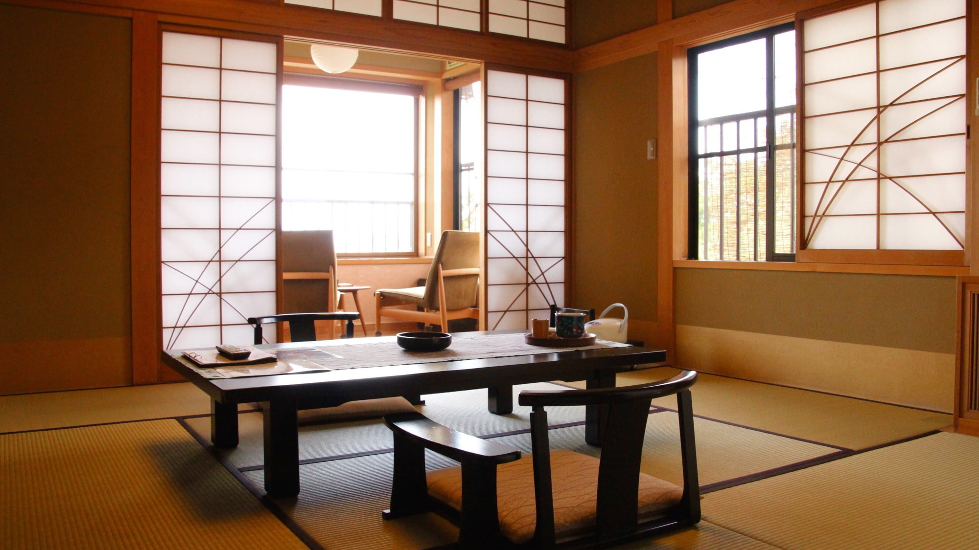 [Lampiran Tsuru no Ii] Kamar khusus dengan pemandian semi terbuka dengan sumber air panas alami (contoh)