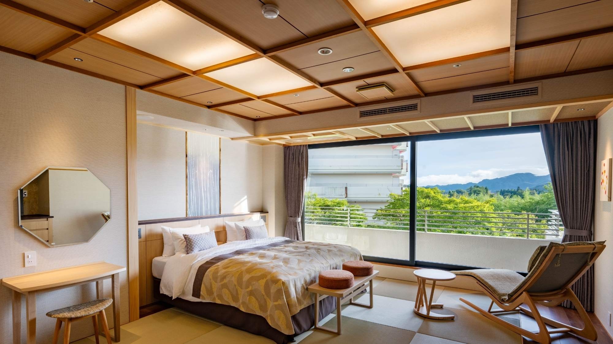 [Premium Stay Seiryu - ห้องนอนคู่สไตล์ญี่ปุ่น-ตะวันตก] ห้องพักสไตล์ญี่ปุ่น-ตะวันตกนี้ได้รับการปรับปรุงและเปิดให้บริการอีกครั้งในฤดูใบไม้ร่วงปี 2025