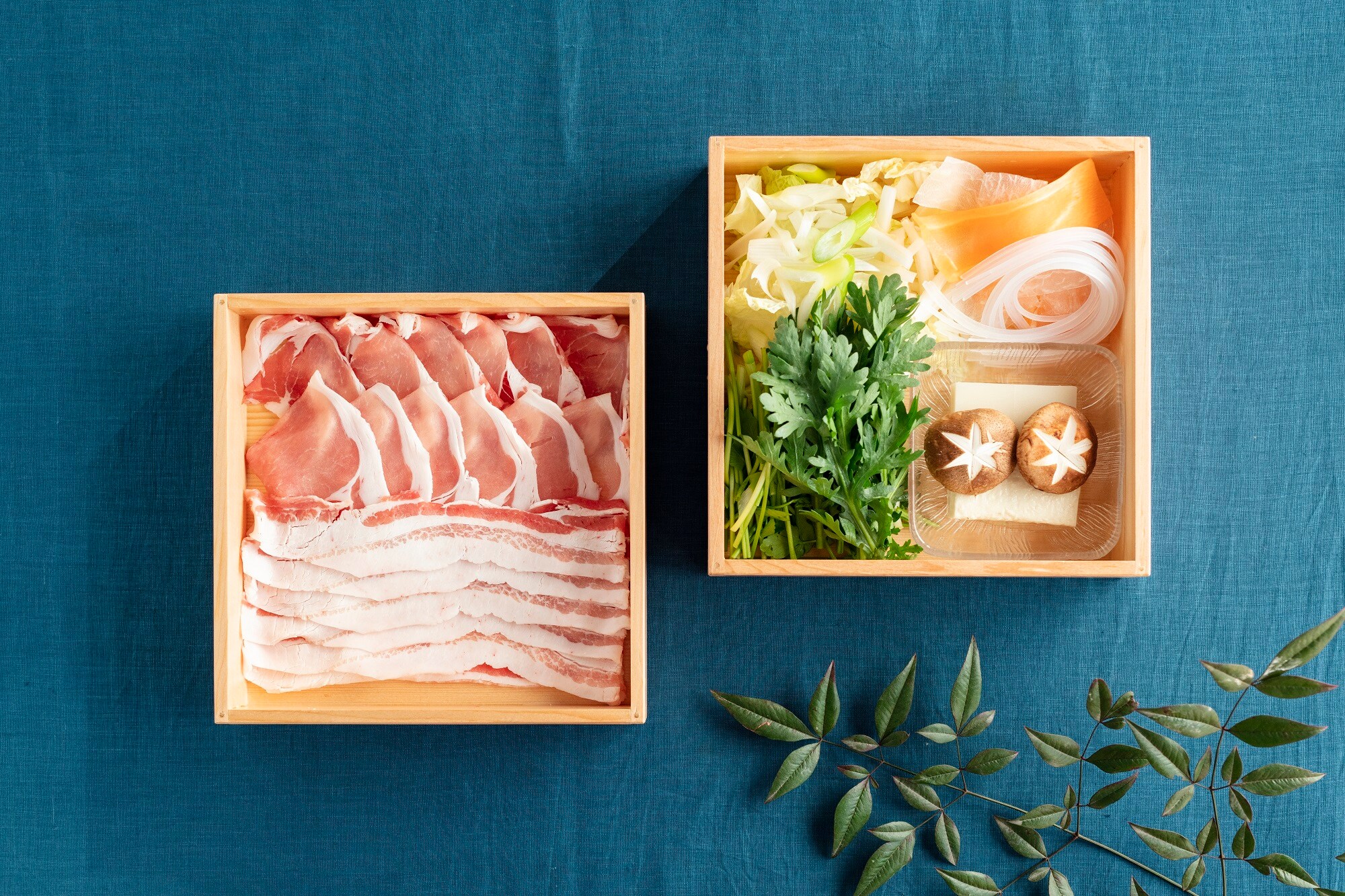 [ชาบูชาบูหมูดำล้วนที่ราบสูงคิริชิมะ] แพลน