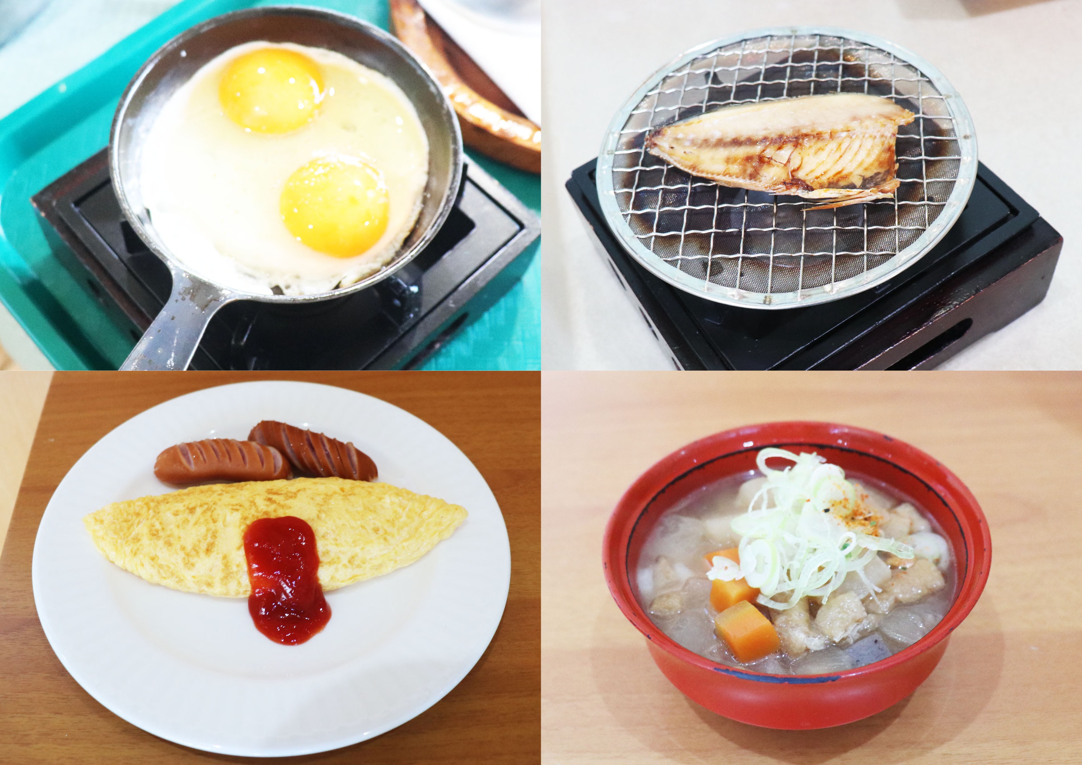 新鮮出爐、熱氣騰騰♪就在您面前烹調！現場廚房範例